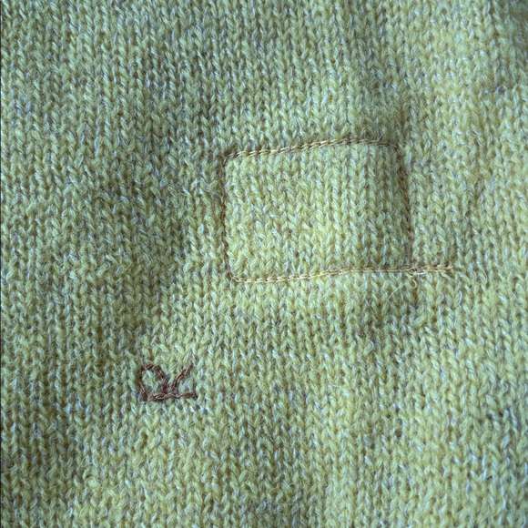 NWT 45R gold 100% wool sweater, body, cropped, oversized, size 00 (OS) - Picture 9 of 10